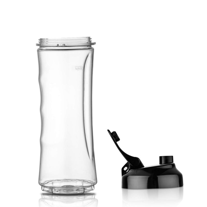 La Reveuse 18 oz BPA-Free Portable Sports Bottle Cup with Travel Lid Fits 300W Blender - Image 5